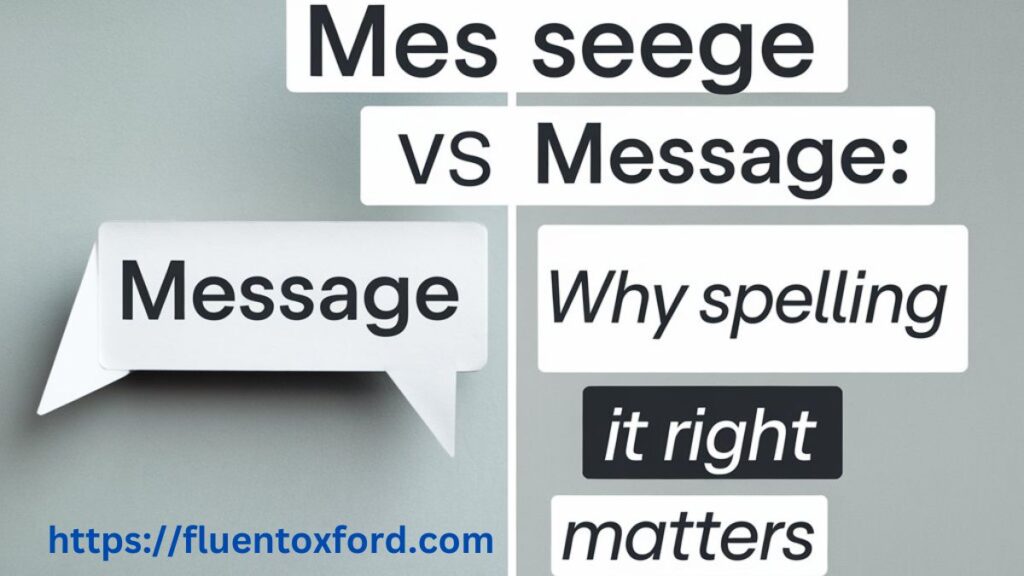 Messege vs Message: Why Spelling It Right Matters