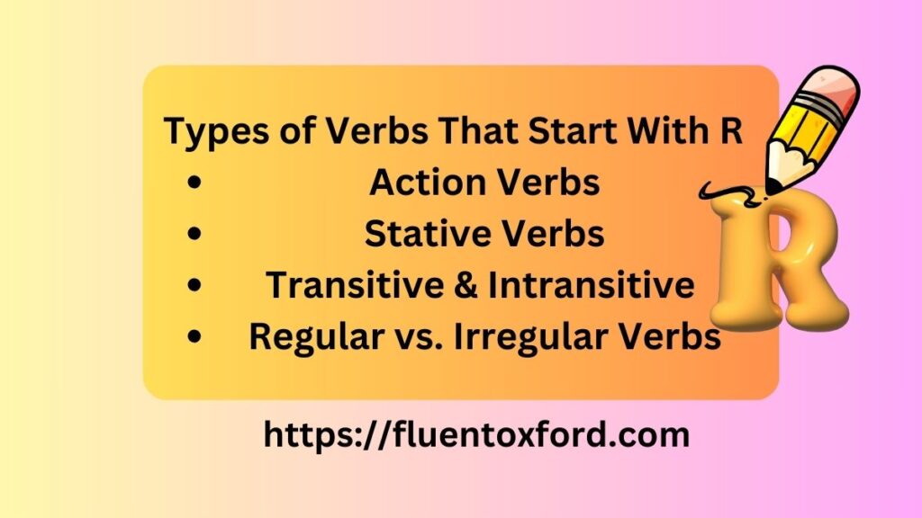 115+ Commonly Used Verbs That Start With R