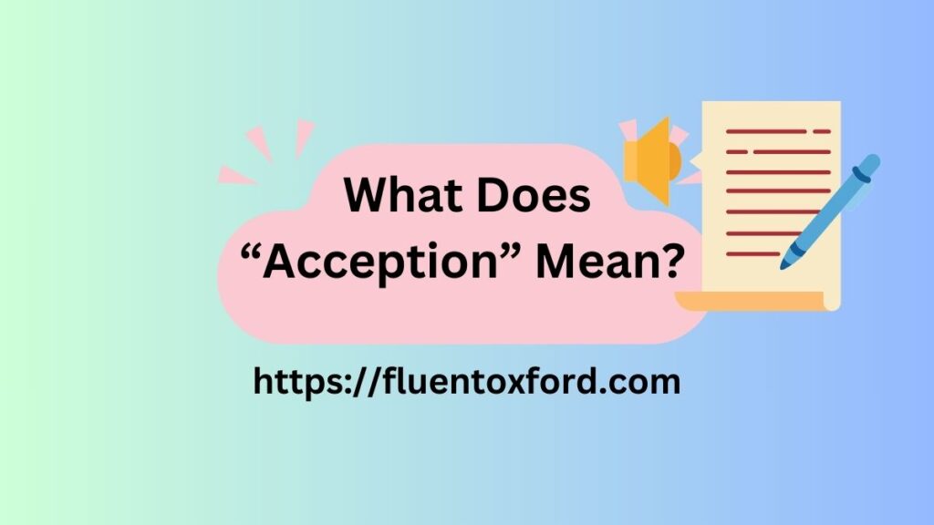  Acception Vs Exception: Master The Terms